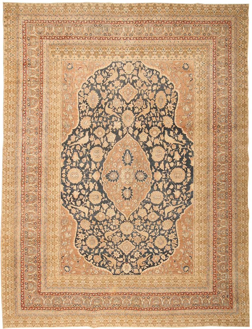 Antique Tabriz Persian Rug 43093 Main Image - By Nazmiyal