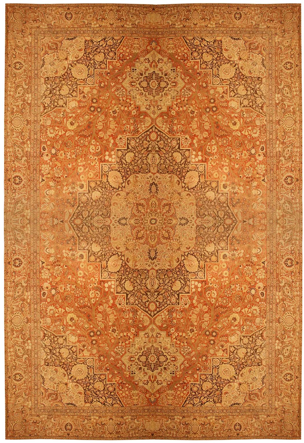 Antique Tabriz Persian Rug 41353 Main Image - By Nazmiyal