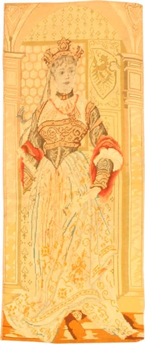 Antique English Tapestry Rug 868 Main Image - By Nazmiyal