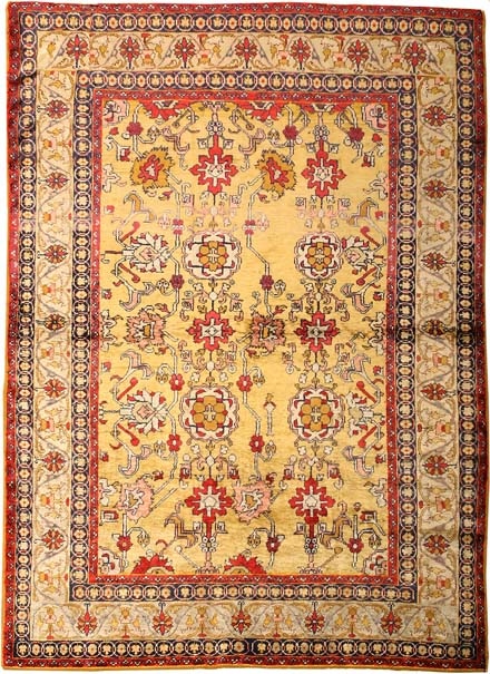 Antique Silk Turkish Rug 1963 Main Image - By Nazmiyal