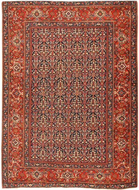 Antique Farahan Persian Rug 43291 Main Image - By Nazmiyal