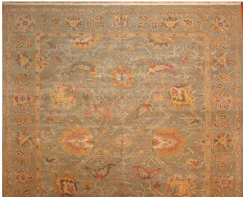 Oushak Carpet 15938 Main Image - By Nazmiyal