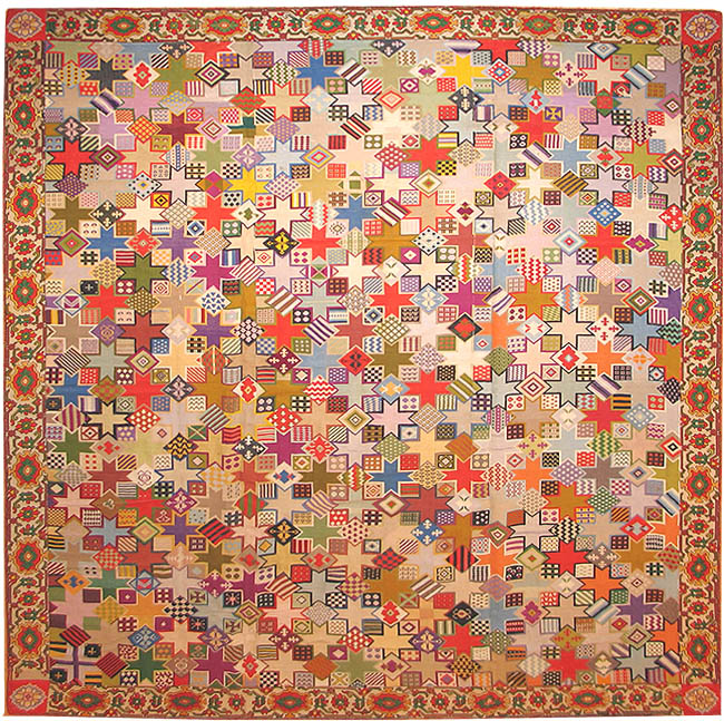 Antique French Needlepoint Rug #1919 Main Image - By Nazmiyal