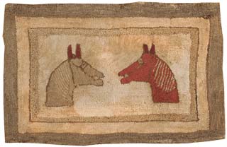 Antique Hooked American Rug 2559 Main Image - By Nazmiyal Antique Hooked American Rug 2559 Main Image - By Nazmiyal