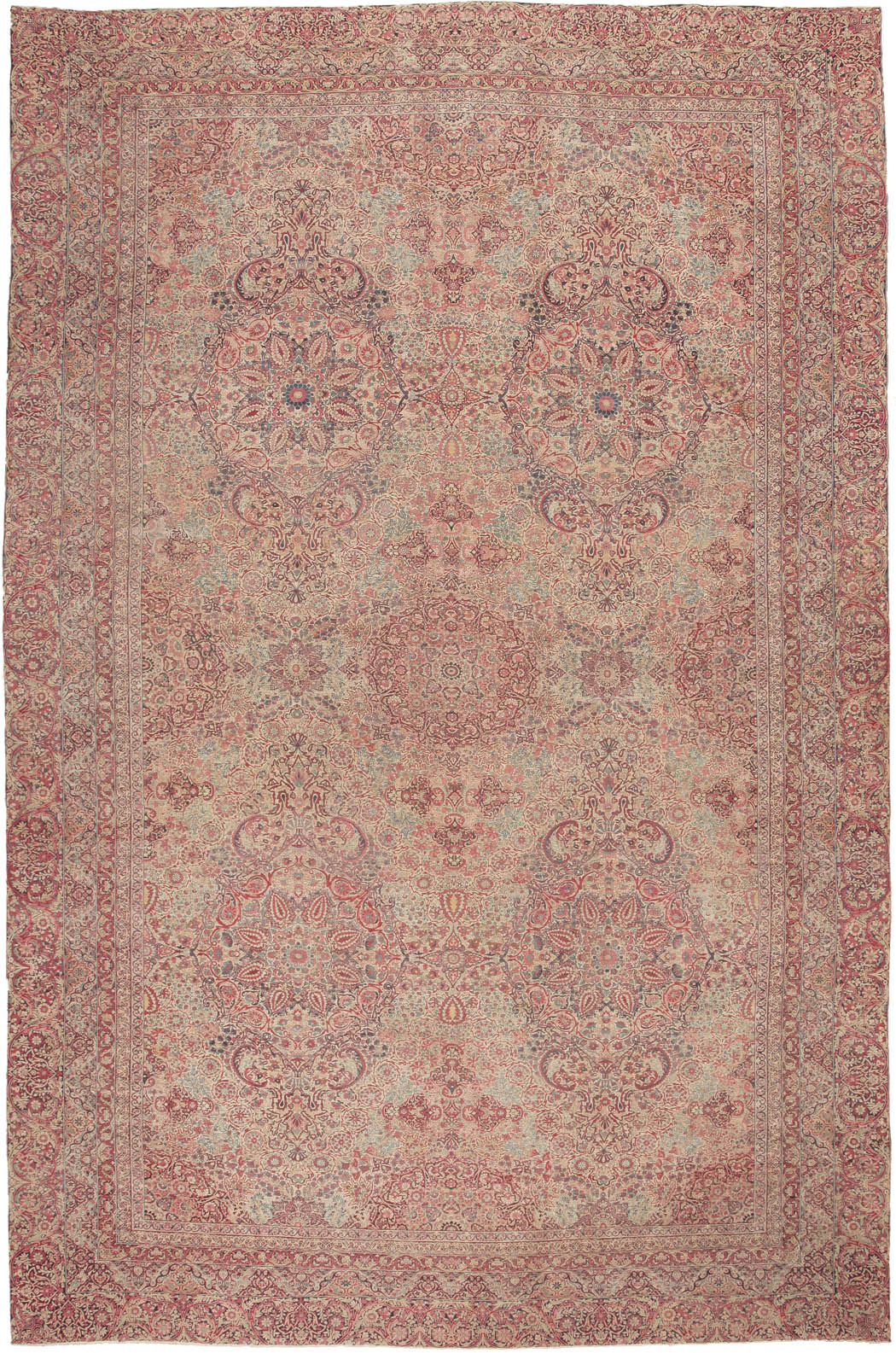 Antique Kerman Persian Rug 2898 Main Image - By Nazmiyal Antique Kerman Persian Rug 2898 Main Image - By Nazmiyal