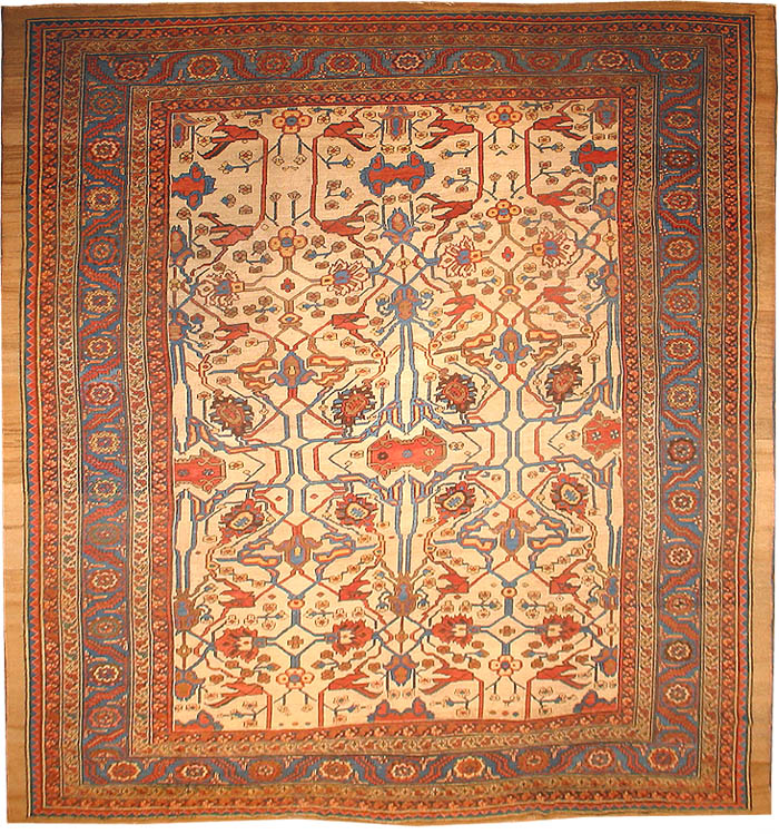 Antique Bakshaish Persian Rug 3276 Main Image - By Nazmiyal