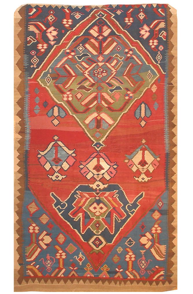 Antique Kilim Persian Carpets 3406