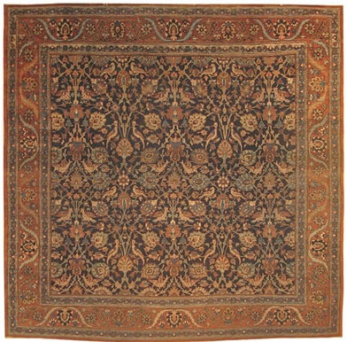Persian Tabriz from Nazmiyal Collection rug # 42051 