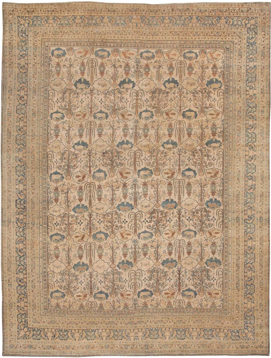 Antique Tehran Persian Rugs 42090 Main Image - By Nazmiyal Antique Tehran Persian Rugs 42090 Main Image - By Nazmiyal