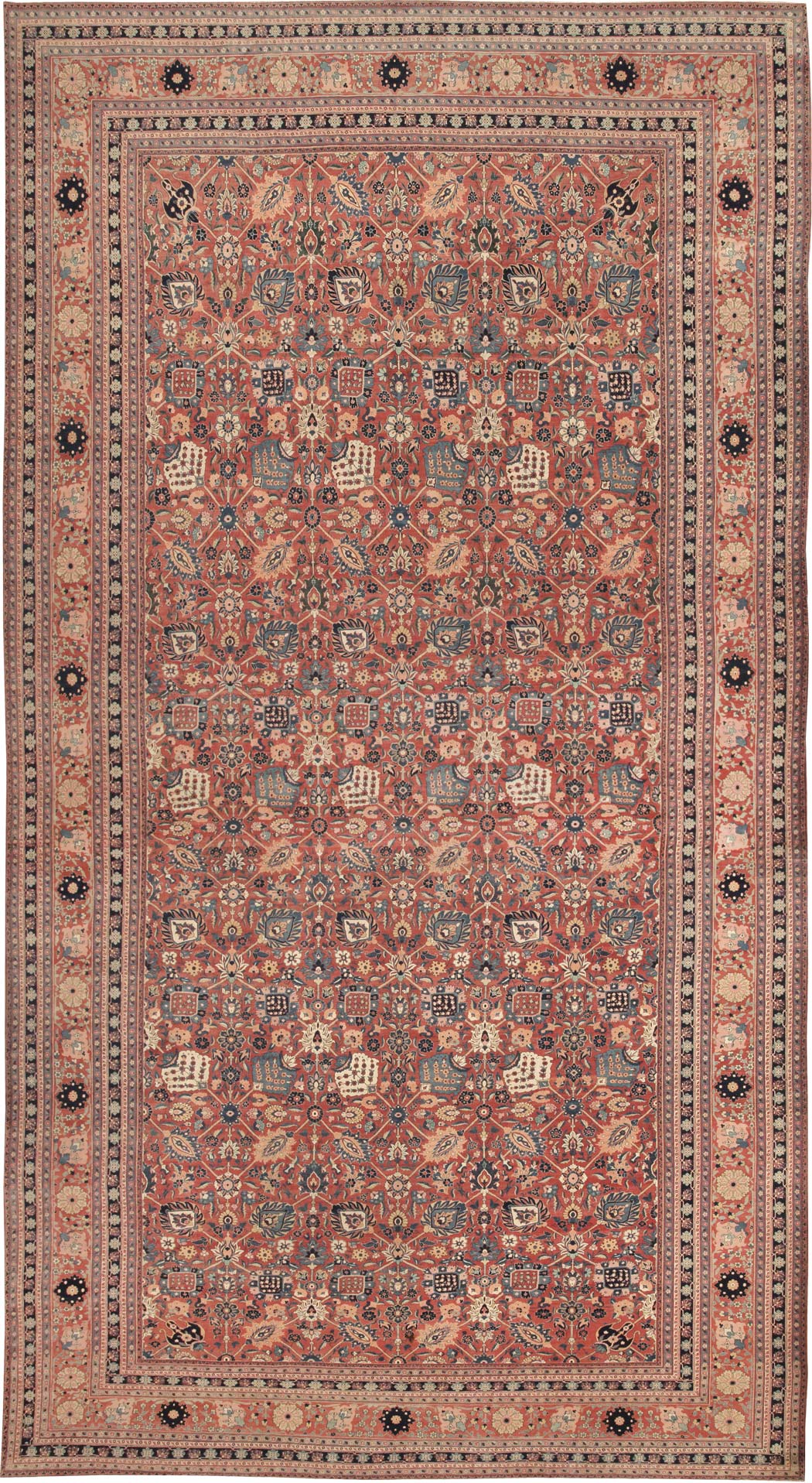 Antique Tabriz Persian Rug 44912 Main Image - By Nazmiyal Antique Tabriz Persian Rug 44912 Main Image - By Nazmiyal