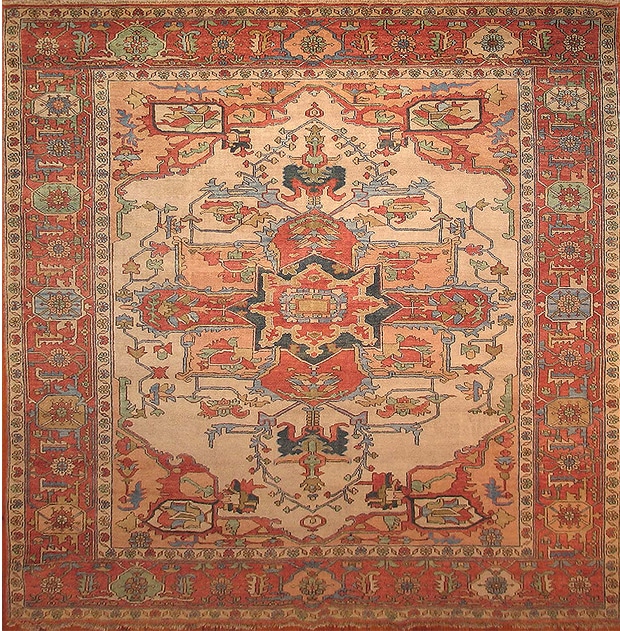 Heriz Serapi Persian Rugs17772 Main Image - By Nazmiyal