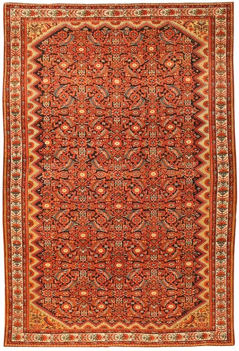 Antique Sarouk Farahan Persian Rug 43272 Main Image - By Nazmiyal Antique Sarouk Farahan Persian Rug 43272 Main Image - By Nazmiyal