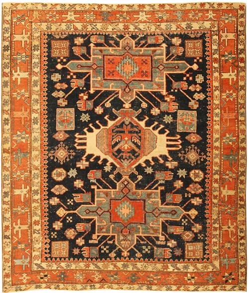 Antique Heriz Serapi Persian Rug #43566 Main Image - By Nazmiyal Antique Heriz Serapi Persian Rug #43566 Main Image - By Nazmiyal