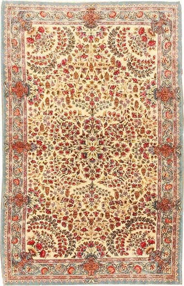 Antique Kerman Persian Rug 42299 Main Image - By Nazmiyal