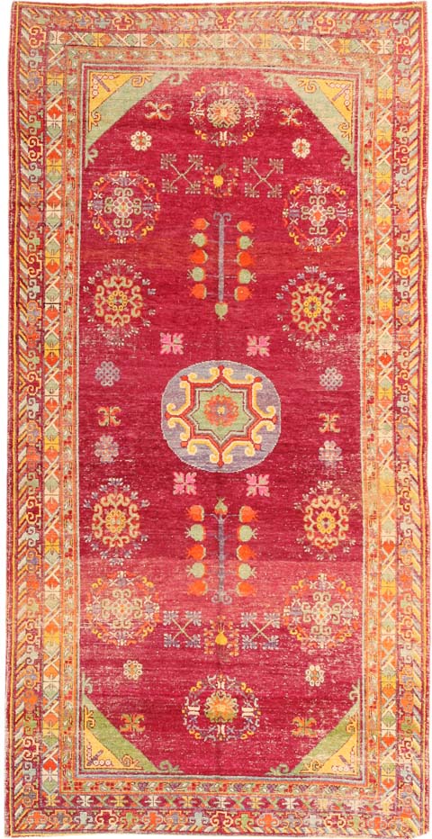 Antique Silk Khotan Oriental Carpets 40613 Main Image - By Nazmiyal Antique Silk Khotan Oriental Carpets 40613 Main Image - By Nazmiyal