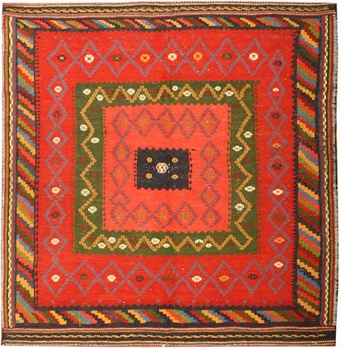 Antique Kilim Persian Carpets 42237 Main Image - By Nazmiyal Antique Kilim Persian Carpets 42237 Main Image - By Nazmiyal