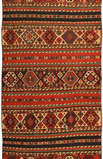 41428 Antique Kazak Oriental Carpet 41429 Antique Kazak Oriental Carpet