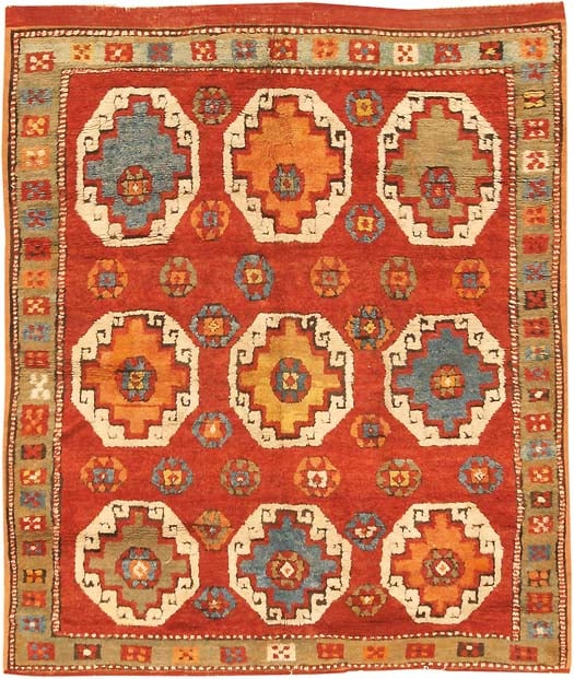 Antique Konya Turkish Rug