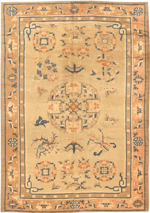 Antique Ningsia Oriental Rug 1729 Main Image - By Nazmiyal