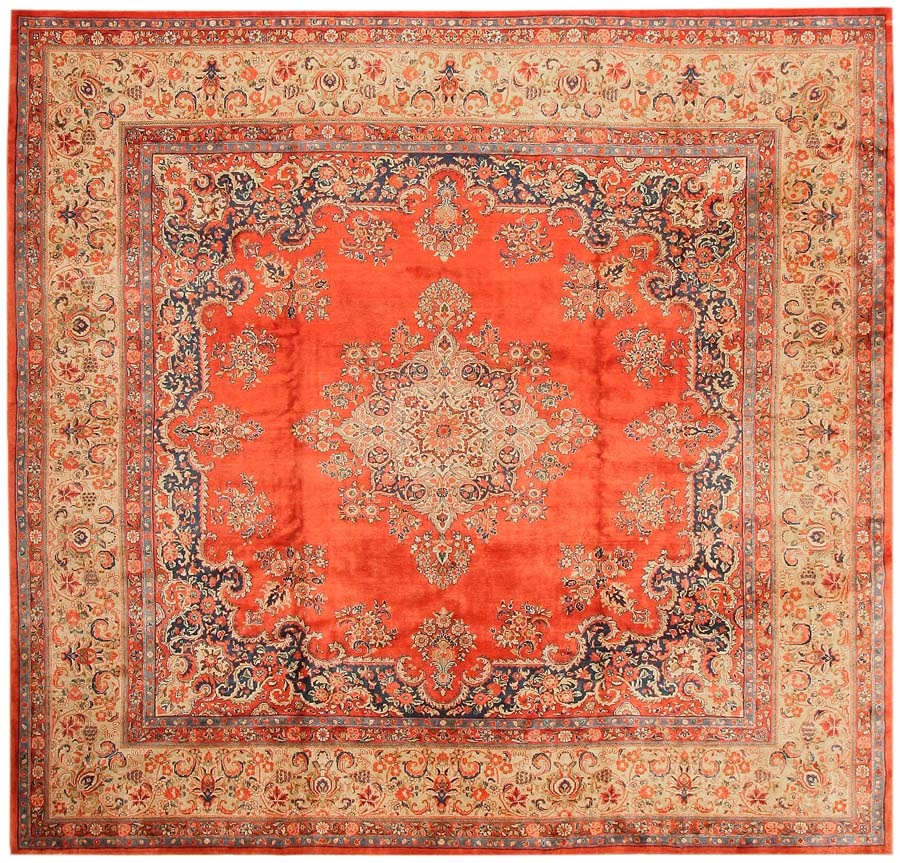 Antique Sarouk Persian Rug 43550 Main Image - By Nazmiyal