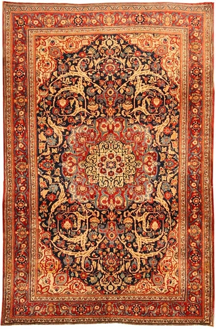 Antique Sarouk Persian Rug 43286 Main Image - By Nazmiyal
