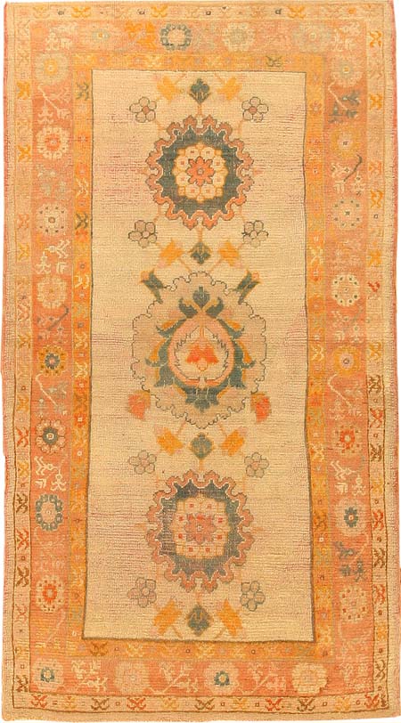 Antique Oushak Turkish Rug 43036 Main Image - By Nazmiyal