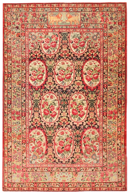 Antique Kerman Persian Rug 3261 Main Image - By Nazmiyal