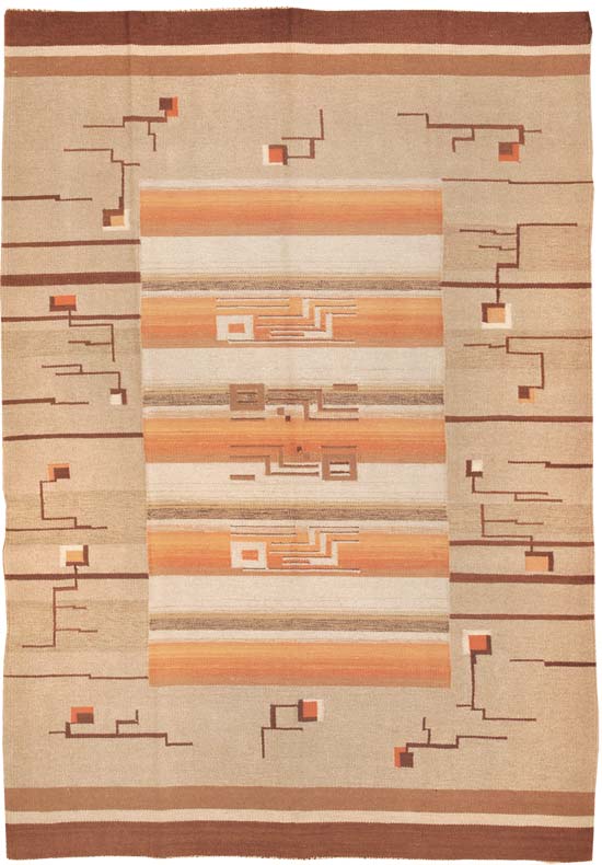 Antique Swedish Kilim Rug 3372 Main Image - By Nazmiyal Antique Swedish Kilim Rug 3372 Main Image - By Nazmiyal