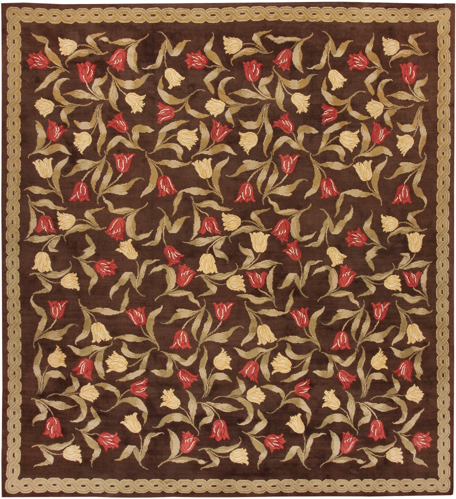 Antique Savonnerie Spanish Rug 44949 Main Image - By Nazmiyal Antique Savonnerie Spanish Rug 44949 Main Image - By Nazmiyal