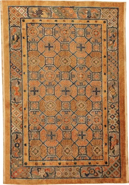 Antique Silk Chinese Oriental Rug with Metallic Threading #44478 Main Image - By Nazmiyal Antique Silk Chinese Oriental Rug with Metallic Threading #44478 Main Image - By Nazmiyal