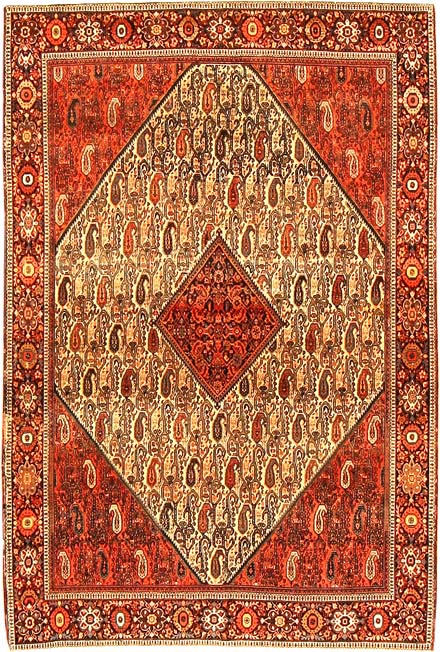 Antique Sarouk Farahan Persian Rug 43057 Main Image - By Nazmiyal
