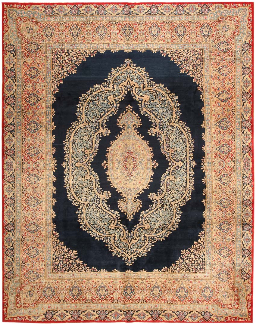 Antique Kerman Persian Rug 43548 Main Image - By Nazmiyal Antique Kerman Persian Rug 43548 Main Image - By Nazmiyal