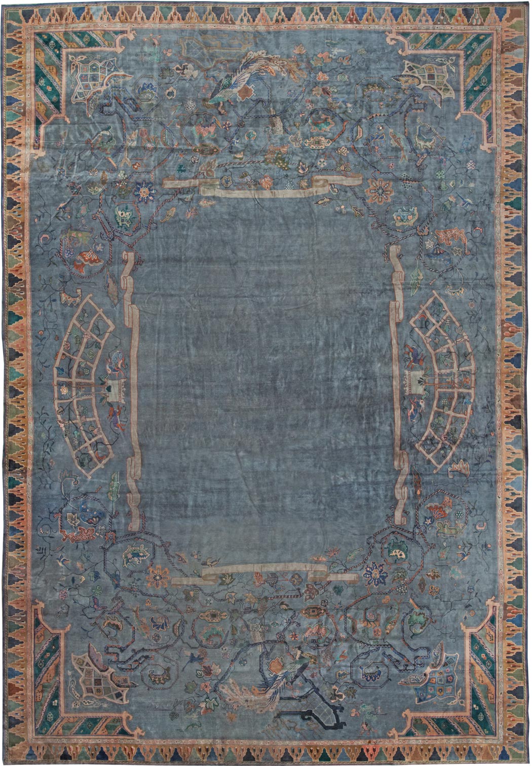 Vintage Chinese Art Deco Rug 44917 Main Image - By Nazmiyal Vintage Chinese Art Deco Rug 44917 Main Image - By Nazmiyal