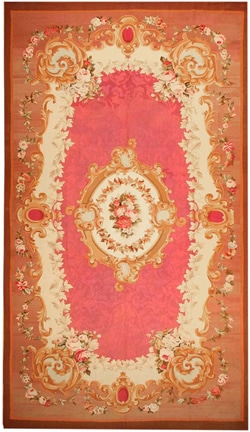 Antique Savonnerie Carpet | 43636 by Nazmiyal Antique Savonneri Rug 43636 by Nazmiyal
