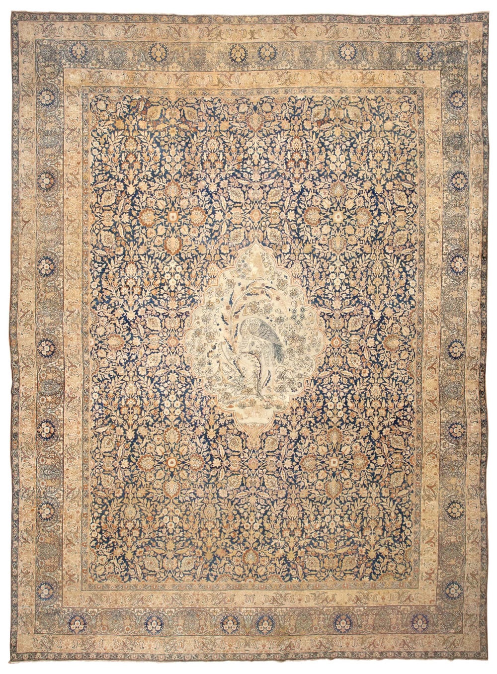 Antique Kerman Persian Rug 44611 Main Image - By Nazmiyal Antique Kerman Persian Rug 44611 Main Image - By Nazmiyal