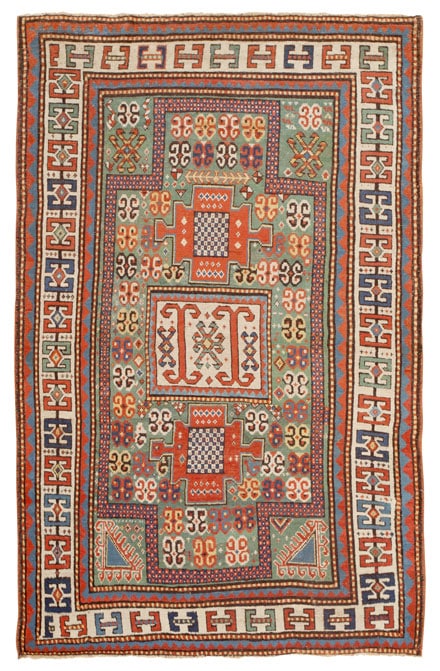 Antique Kazak Caucasian Rug 45191 Main Image - By Nazmiyal