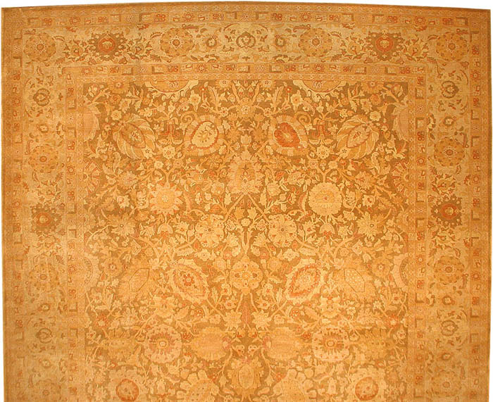 41238 Antique Tabriz New Rug / Tabriz New Oriental Carpet from Turkey