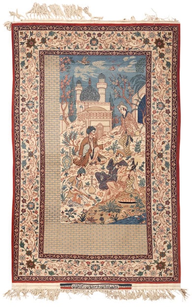 Isfahan Seyrafian Persian Rug 45253 Main Image - By Nazmiyal Isfahan Seyrafian Persian Rug 45253 Main Image - By Nazmiyal
