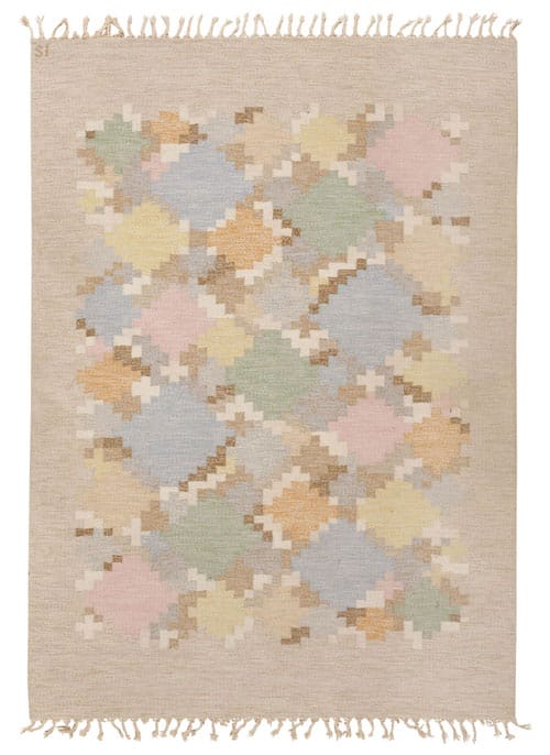 Vintage Swedish Kilim 45273 Main Image - By Nazmiyal