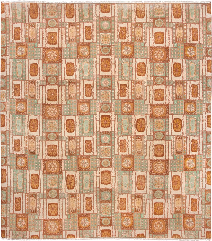 Indian Arts and Crafts Rug | Oriental Carpet | 45072 - By Nazmiyal