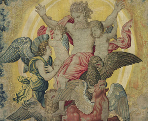 Antique TAPESTRY After A Painting by - RAPHAEL