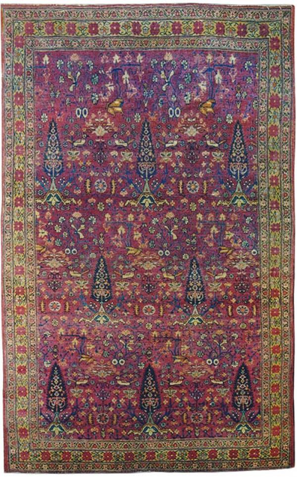 Antique Kerman Persian Rug 1810 Main Image - By Nazmiyal Antique Kerman Persian Rug 1810 Main Image - By Nazmiyal