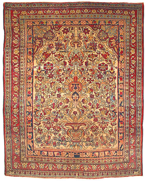 Antique Kerman Persian Rug 1946 Main Image - By Nazmiyal