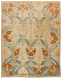 Vintage Rug With an Arts & Crafts Design
