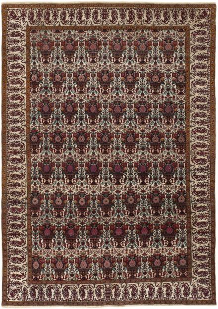 Antique Silk Farahan Rug 44916 Main Image - By Nazmiyal