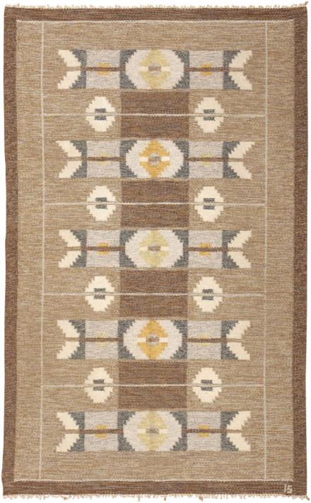 Vintage Swedish Kilim Rug 45651 Main Image - By Nazmiyal
