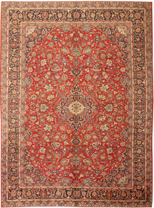 Antique Kashan Rug Like The One In The Big Lebowski