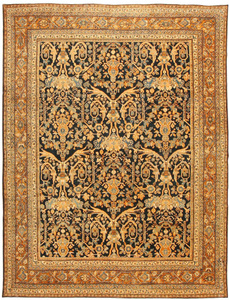 Antique Sultanabad Rug - Like The One In Harry Potter's Gryffindor Common Room