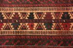 Close-up Small scatter size Antique Persian Baluch rug 2529 by Nazmiyal