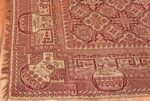 antique american flat woven ingrain rug 2755 corner Nazmiyal